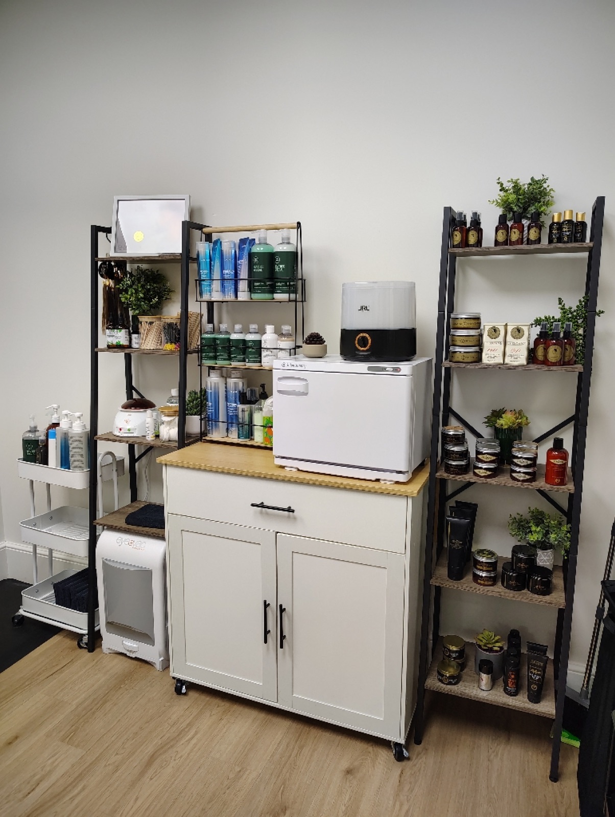 Product shelf and hot towel warmer